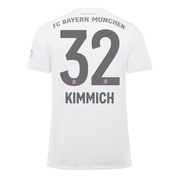 Maillot Football Bayern Munich NO.32 Kimmich Exterieur 2019-20 Blanc